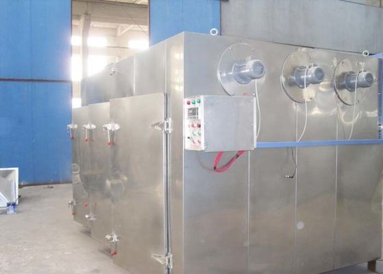 Het plantaardige Industriële Tray Dryer Electricity Or Steam Verwarmen van 1.3-10.3mcbm