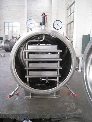 60kg/Batch vierkant Rond Oven Vacuum Drying Machine, Farmaceutisch het Vacuüm Drogen van FZG Materiaal